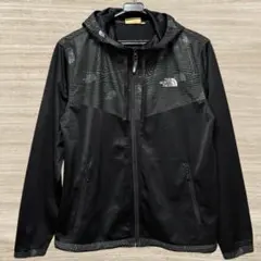 超美品 ノースフェイス ジップパーカー 黒 L