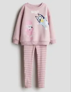 【新品】bluey ブルーイ トレーナー レギンス セットアップ H&M 100