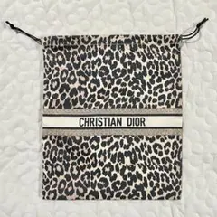 Christian Dior レオパード 巾着 ポーチ 2023年