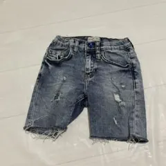 ZARA デニムショートパンツ ダメージ加工 キッズ 夏