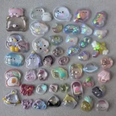 154 ボンボンドロップシール　45枚　おすそ分け　オーロラ　うるちゅるシール