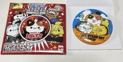 ワンピース ニャンピースニャーン 缶バッジ エース&ヤマト - メルカリ