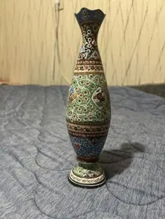 真鍮 七宝焼き 花瓶 花瓶 一輪挿し 伝統工芸No 1