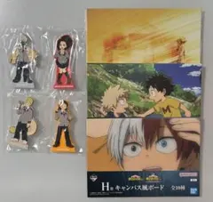 僕のヒーローアカデミア 一番くじ H賞 キャンバス風ボード I賞 ラバースタンド