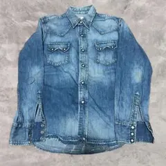 Levi's denim western shirt shorthorn LVC
