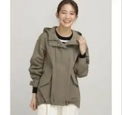 防風防汚フラップポケットマウンテンパーカー