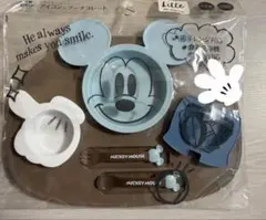 ディズニー ミッキー ベビー 食器セット ランチプレート スプーンフォーク付き