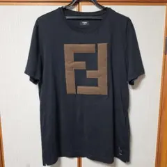 超人気】フェンディ センター刺繍ロゴ Tシャツ L ズッカ コットン100 