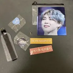【未使用】BTS JIMIN スローガン　マスター　セット　シール　キーホルダー