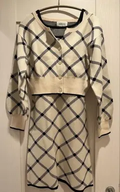 JILL STUART ジャガードニットセットアップ