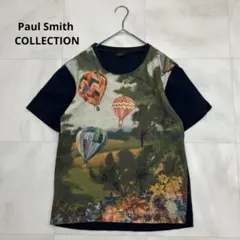 ☆ Paul Smith COLLECTION 絵画 気球プリント 切替Tシャツのサムネイル