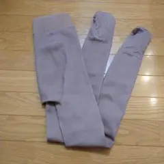 肌色 かなり暖かい裏起毛タイツM程度未使用