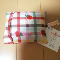 Cath Kidston フォルダウェイ ショッパー イチゴ柄のサムネイル