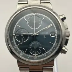 SEIKO クロノグラフ 7T92 電池交換済み 不具合ありW62137