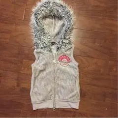 値下げしました‼️ヒスミニ ゼブラ柄ベスト100㎝