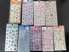 【匿名配送】ぷくっとシール サンリオ 9枚セット