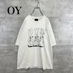 OY オーワイ トリプルオードリーT 半袖Tシャツ くま プリント ホワイトのサムネイル