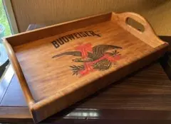 バドワイザー ヴィンテージ 木製 トレー アンティーク アメリカン 雑貨 ビールのサムネイル