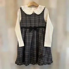 【新品・タグ付】mezzo piano メゾピアノ　ロンTとワンピースのセット