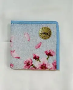 FEILER 桜の花柄 タオルハンカチ 約25cm