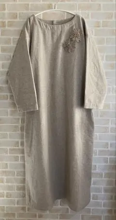 SELF+SERVICE ワンピース 花モチーフ XL