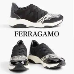 新品　SalvatoreFerragamo　スリッポン　8M