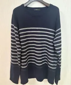 COMME CA ISM ボーダー　セーター　M コムサイズムのサムネイル