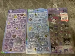 うるちゅるポップシール　クロミ　シナモロール クリアキャンディシール　マイメロ