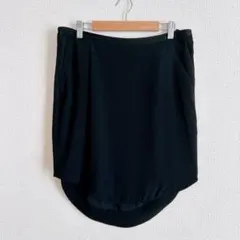 コントワー・デ・コトニエ　ブラック ミニスカート L 変形　アシンメトリー　黒のサムネイル