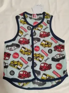 トミカ 車両柄 フリースベスト 100　未使用