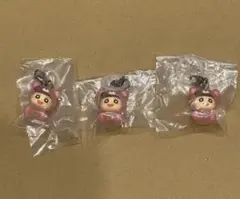 クレヨンしんちゃん みんなでくまパジャマ めじるしアクセサリー ネネちゃん3個