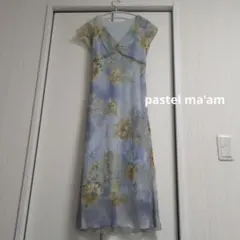 pastel ma'am 花柄 Vネック ワンピースのサムネイル