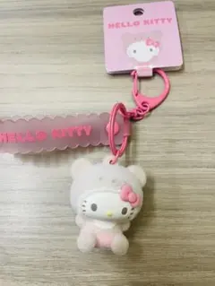 USJ キティ ぬいぐるみ キーホルダー ピンク - メルカリ