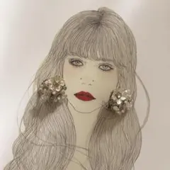 フランス蚤の市で購入　ヴィンテージイヤリング