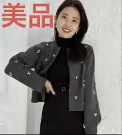 2025年最新】anuans ビジューニットジャケットの人気アイテム