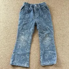 最終掲載ハート柄デニム