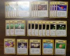 ポケモンカード　旧裏　トレーナーカード　計31枚　ノーマル