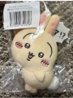 ちいかわ うさぎだらけくじ E賞 ぬいぐるみバッジ（ハァ！？）