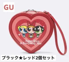 GU★ミニバッグ★THE POWERPUFF GIRLS★ブラック+レッド