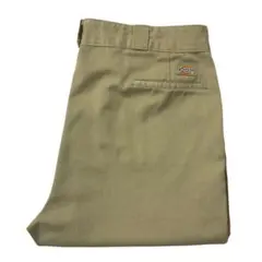 90s Dickies 874 W40相当 カーキ ベージュ ディッキーズ 古着