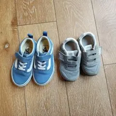 【2足セット】NB　 VANS　15センチ