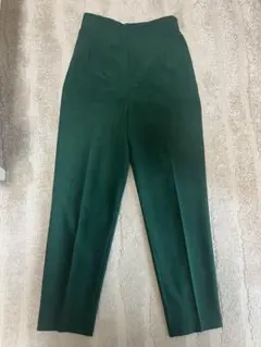 リネンライクハイウエストテーパードパンツ