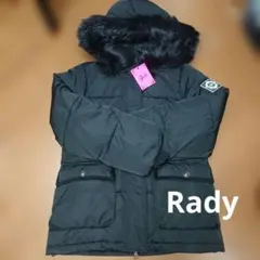 Rady】ファイバーダウンロングコート Sサイズ ブラック - メルカリ