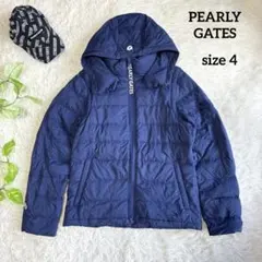 パーリーゲイツ】美品 ダウンジャケット ネイビー 4サイズ メンズ 4way