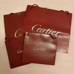Cartier shopping bags