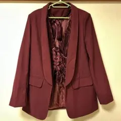 バーガンディ ジャケット/トップス セット