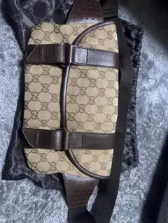 GUCCI ボディバッグ GGパターン ベージュ・ブラウン