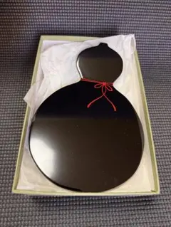 黒い漆器 ひょうたん型 銘々皿　5枚