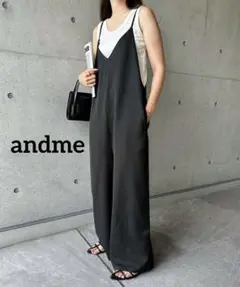 645 美品✨️andme Vネック ワイド サロペットのサムネイル