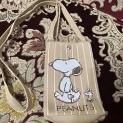 PEANUTS スヌーピー スマホショルダーバッグ